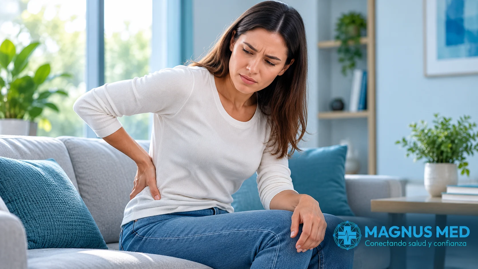 Persona con dolor en un costado