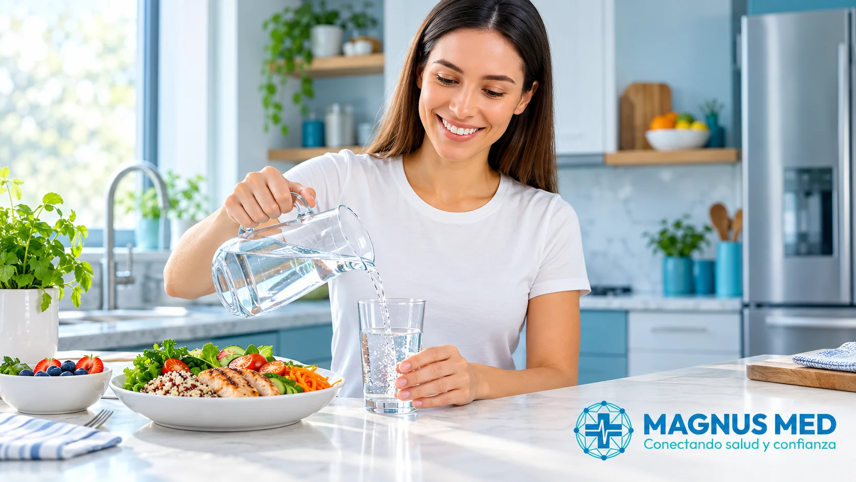 Agua y alimentación equilibrada
