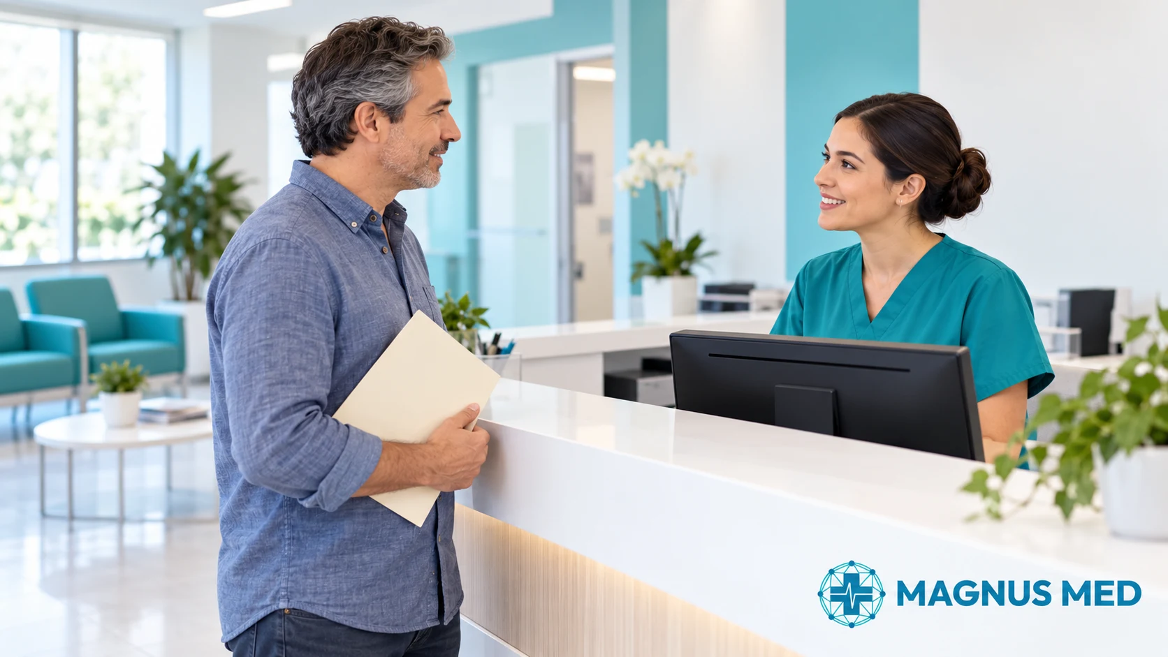 Persona que acude a un centro de salud para consultar